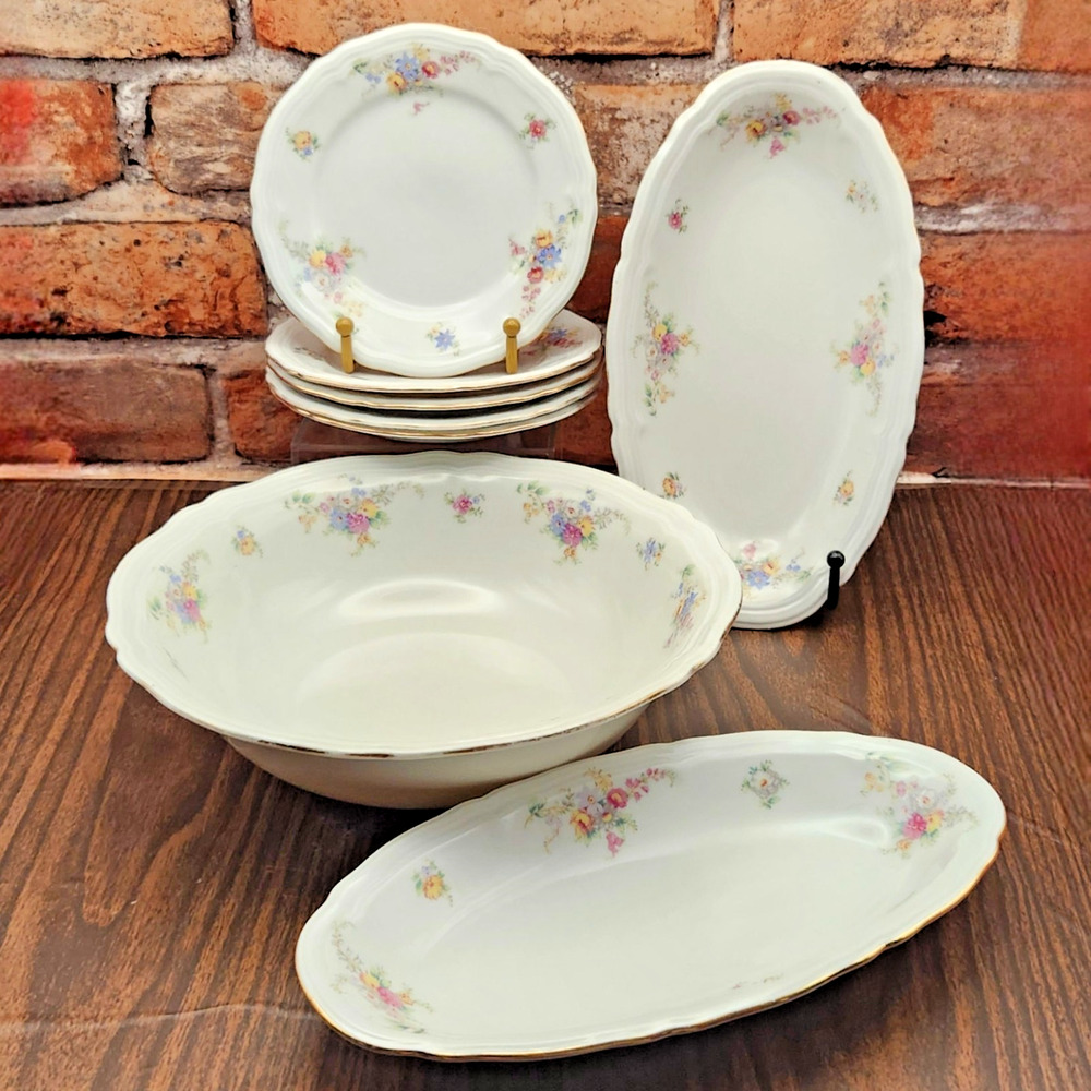 Vintage Marie Luise Bavaria Ostmark China Set – Serving Bowls & Saucers